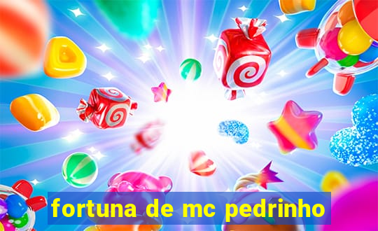 fortuna de mc pedrinho