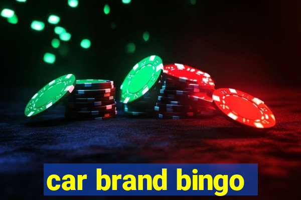 car brand bingo