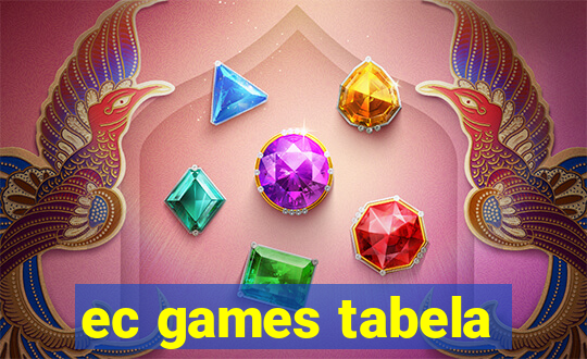 ec games tabela