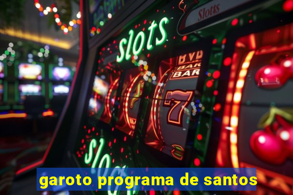 garoto programa de santos